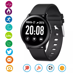 2022 KW19 <span class=keywords><strong>Pro</strong></span> yeni pembe Smartwatch cep telefonu su geçirmez spor akıllı saat kan basıncı