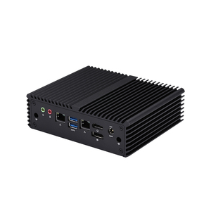 Qotom Fanless Mini PC <strong>Core</strong> I5 10210U <strong>Quad</strong> <strong>Core</strong> <strong>Processor</strong> 2 LAN Barebone Mini <strong>Computer</strong> <strong>With</strong> 6*USB 3*M.2 1*PD 1*HD Video Output