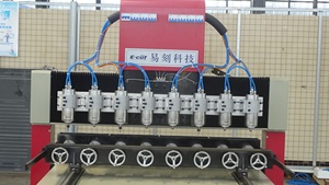 Multi Head Rotary 4 Axis 3D Wood Cnc Router Machine Router CNC de trabajo de madera - Product Image 3