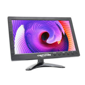 Monitor LCD TFT de escritorio VGA BNC AV de 10 pulgadas para entrada HDMI Con altavoz incorporado para uso industrial