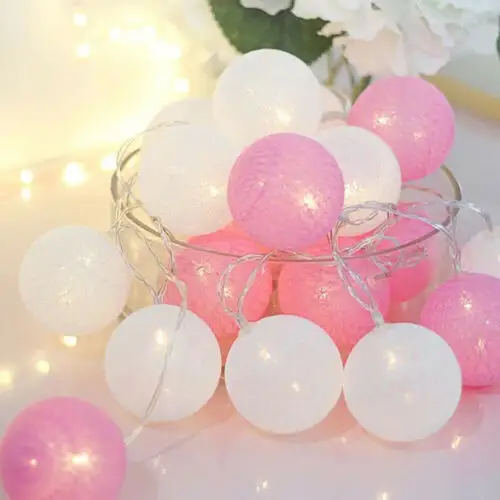 LED Baumwolle bunte Ball Licht