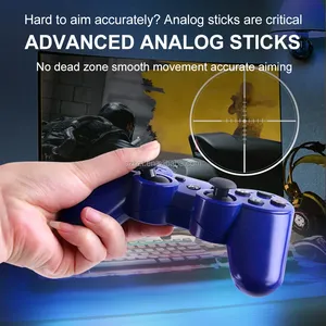 ゲームパッドPS3 PCコントローラ用ワイヤレスゲームパッドプレイステーション用3 PS4ジョイスティックリモートハンドルゲームコンソール