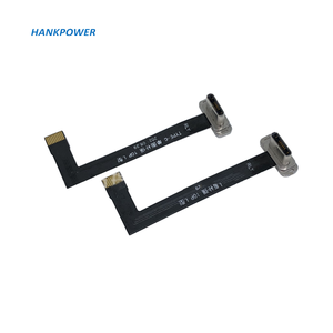 ตัวเชื่อมต่อตัวผู้ Type C รูปตัว L 10P FPC สายเคเบิลบัดกรี USB C 10Pin FPC FPV สำหรับชาร์จเครื่องเกม - Product Image 6