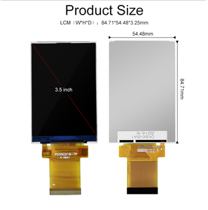 Polcd 3,5 ''LCD-Modul 320x480 Auflösung Trans missive SPI MCU RGB-Schnitts telle 3,5-Zoll-IPS-TFT-LCD-Display - Product Image 4