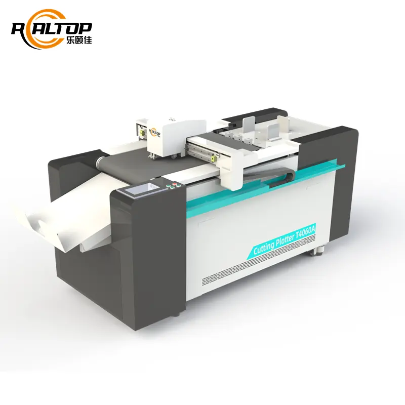 Masaüstü bıçak kartvizit A4 kağıt kesici kağıt kesme makinesi özelleştirilebilir Cnc dijital deri kumaş kesme makinesi 2.5kw