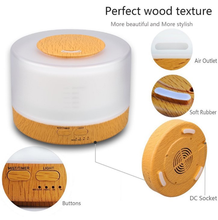 Télécommande à grain de bois clair