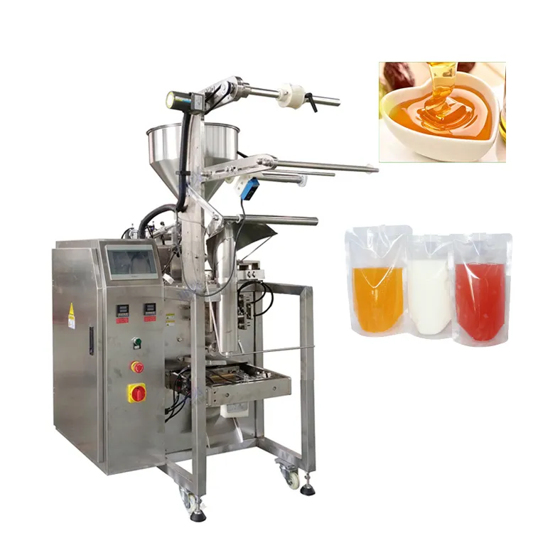 Confezionatrice automatica per salsa di pepe in pasta di pomodoro piccola bustina ketchup/macchina imballatrice automatica per il riempimento di sacchetti di shampoo