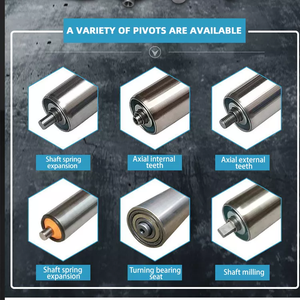 Liangzo Chất lượng cao chống vi khuẩn thép không gỉ unpowered Cone Con lăn trọng lực Băng tải con lăn cho nhà hàng bán lẻ - Product Image 4