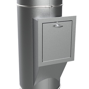 Dia600mm Stainless Steel 304/316 with Fire <strong>Rated</strong> Door Residential <strong>Building</strong> Rubbish Laundry Chute <strong>System</strong> - Product Image 2