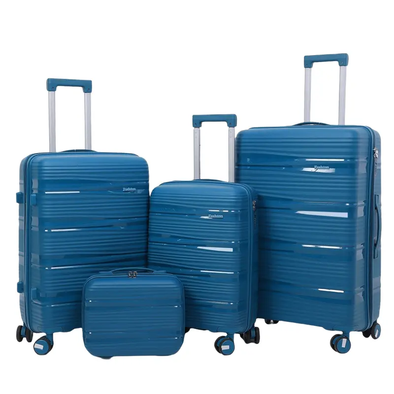 新しいPP荷物ロゴ3個4個トロリーバッグのセット外国貿易ユニバーサルホイールパスワードボックススーツケーススーツケース搭乗バッグ