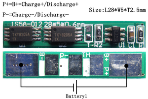 PCM PCB 1s 3,7 в 3,2 В литий-железо-фосфатный аккумулятор 18650 Защитная печатная плата 5A зарядное устройство BMS - Product Image 5