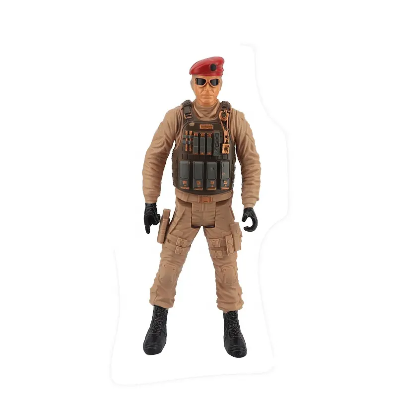 Ept conjunto de boneco de soldado de brinquedo militar, conjunto de boneco de brinquedo para crianças, boneco de plástico, brinquedos, soldados, exército, armas, brinquedo, soldados para jogo de papel