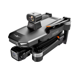 โดรนสี่ใบพัดควบคุมด้วยระบบไวไฟ FPV พับได้4K กล้อง HD สองสิ่งกีดขวางการหลีกเลี่ยงการไหลของแสงตำแหน่งโดรน RTF 6กม. - Product Image 5