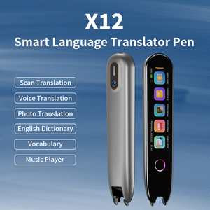 X12智能语音数字输入翻译笔智能词典诗歌翻译笔阅读听力翻译笔 - Product Image 4