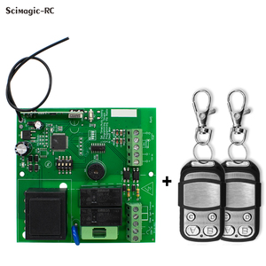交流230V DC 12V PUJOL 433.92mhz接收器开关和PUJOL车库门遥控发射器，用于匹配使用 - Product Image 5
