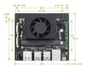 Jetson TX2 NX Orin Nano16GB EMMC-Entwicklung Hochwertiges Carrier Board Kit AI-Kern modul Deep Learning Edge Computing-Programm