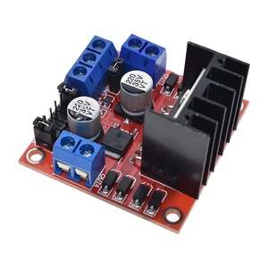 WGZXスマートカーロボット用の新しいデュアルHブリッジステッパーモータードライブコントローラーボードモジュールL298N - Product Image 1