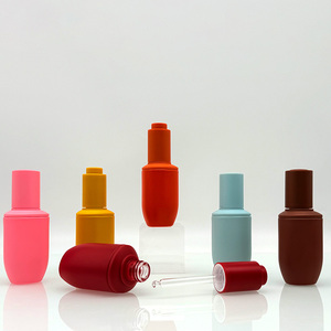 <strong>Deluxe</strong> Empty Cuticle <strong>Oil</strong> Body Essential <strong>Oil</strong> Lotion Container 30ml Frosted Glass Foundation Dropper Bottle - Product Image 2