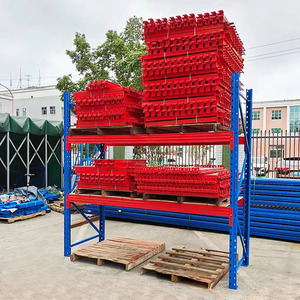 <span class=keywords><strong>Rack</strong></span> Feixe Ajustável ODM Armazenamento Resistente Industrial Prateleiras Sistema Unidades Empilhamento <span class=keywords><strong>Rack</strong></span> metal Armazém Steel Pallet Racking - Product Image 2