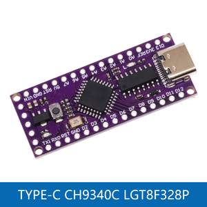 LGT8F328P-LQFP32 MiniEVB TYPE-C MICRO USB kompatibel mit ATMEGA328 Nano V 3.0 LGT8F328P CH9340C / HT42B534-1 SOP16 für Arduino