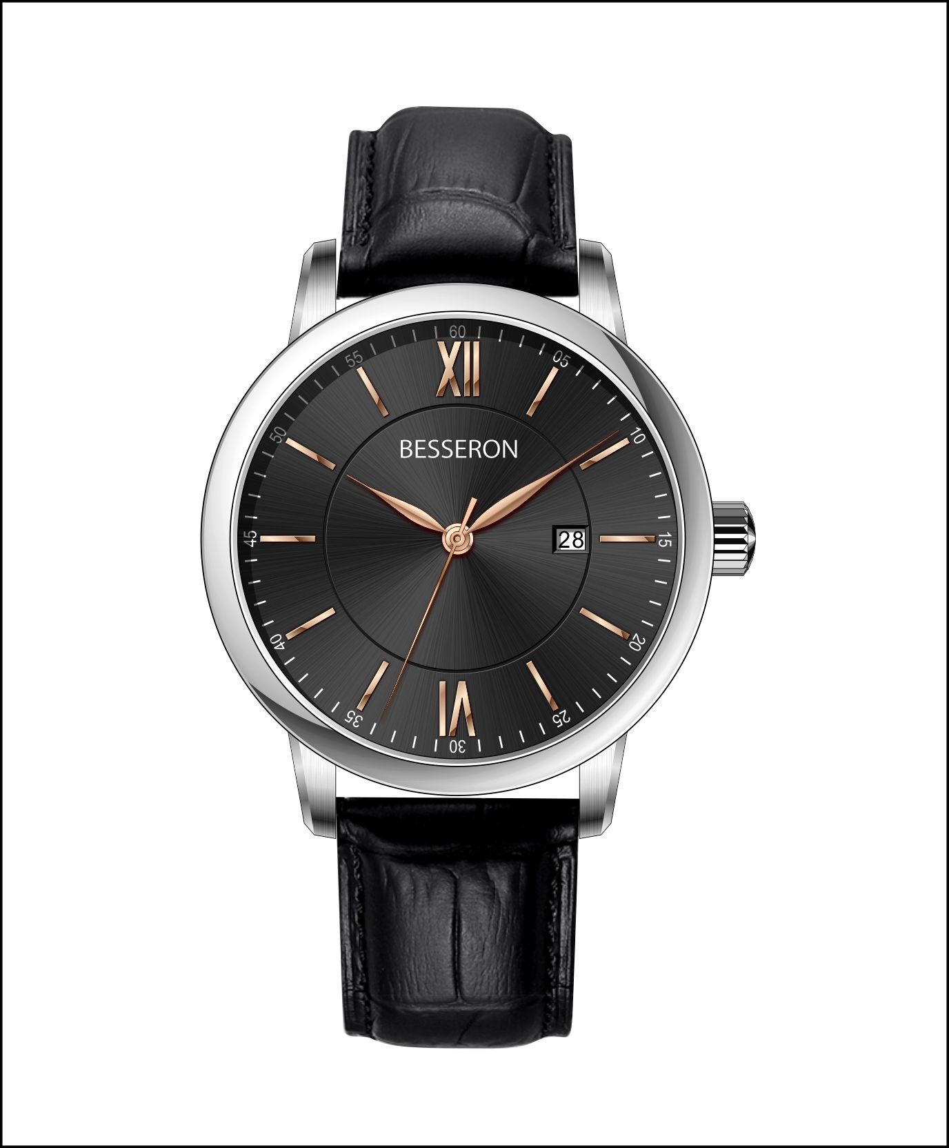montre en cuir simple 04