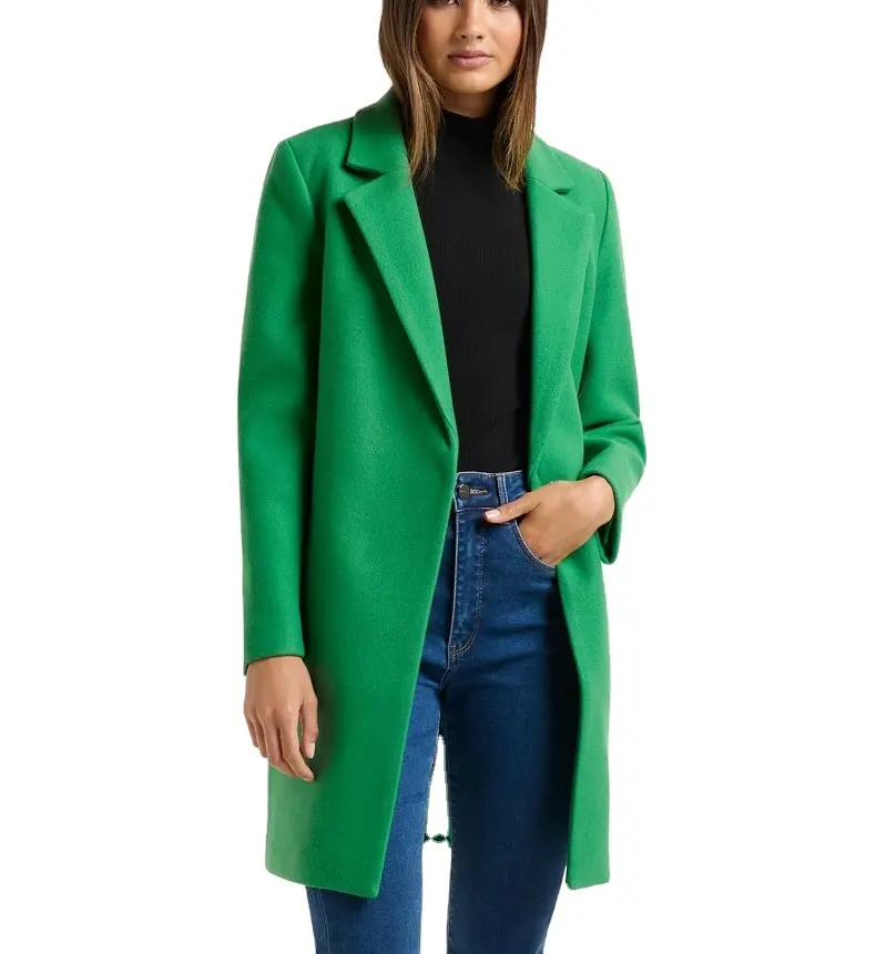 Abiti verdi da ufficio personalizzati da donna a manica lunga di alta qualità per abiti Maxi Sexy eleganti da donna