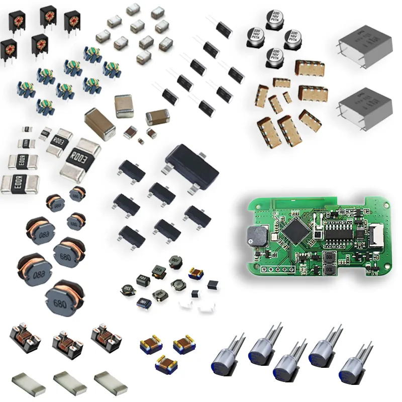 Composants électroniques à LED Assemblage de circuits imprimés SMT multicouches Prototype de circuits imprimés Composant électronique de circuits imprimés PCBA