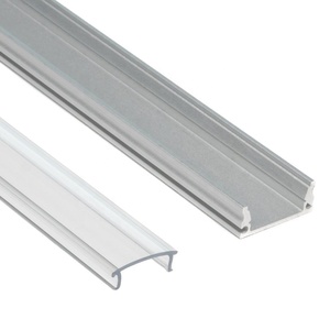 MEIJIA 17*7.5มม. อลูมิเนียมอัดรีด,ช่อง Led พร้อม PC ดิฟฟิวเซอร์พื้นผิวติดตั้งไฟ LED โปรไฟล์สีดำ1ม. 2ม. 3ม. - Product Image 3