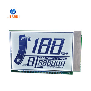 Kunden spezifisches VA TN Corner Cut Fase Spezial förmiges LCD-Bildschirm modul Digitales Tachometer LCD-Display 7 Segment für Kraftfahrzeuge - Product Image 3