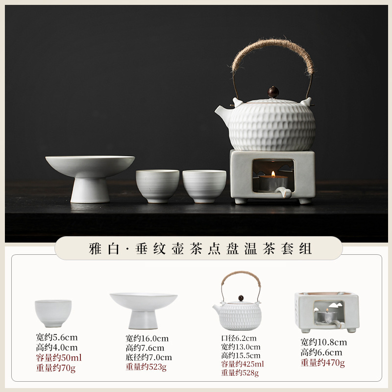 Primer Encuentro - Mini Set Té Cálido - Blanco Elegante