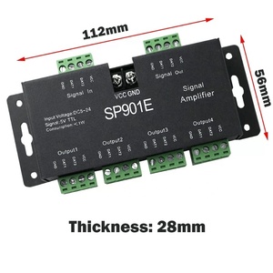 Traumfarbe led dmx Signalverstärker synchronisierbar verbinden zu 8 Lichtstreifen für RGB RGBW adressierbares LED-Streifenlicht - Product Image 4