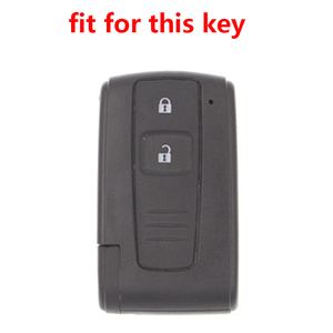 กุญแจรีโมทรถยนต์ CRH ปลอกซิลิโคนเหมาะสำหรับ Toyota Prius Passo Avensis กุญแจรถซิลิโคน - Product Image 4