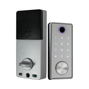 TUYA akıllı sürgülü kilit için Bluetooth WiFi/IP ağ uyumlu anahtarsız giriş için ahşap çelik cam alüminyum güvenli kilit - Product Image 3