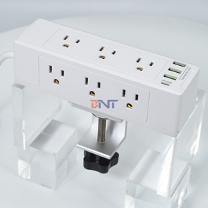 Enchufe de escritorio USB con interruptor 20W Carga rápida Diseño de mesa de 3 puertos Nivel IP44 16A Corriente nominal - Product Image 6