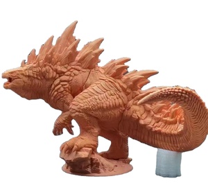 为DLP和SLA 3D打印机的收藏家定制红色蜡树脂雕像生动的SLA DLP字符模型 - Product Image 5