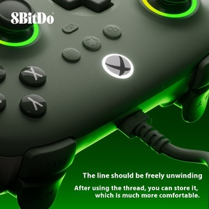 Xboxes/PC için Hall etkisi joystick ile 8 Ultimate Ultimate C kablolu denetleyici USB Gamepad - Product Image 3
