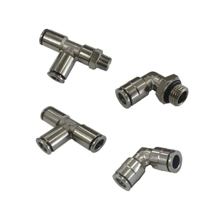 Piezas neumáticas para conector de tubo, accesorios de acero, Metal neumático Ari incluidos todos los tipos de válvulas de Pvc de 4 ", 6 meses, QPC