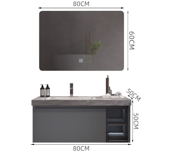 80/90/100 cm adapté aux besoins du client