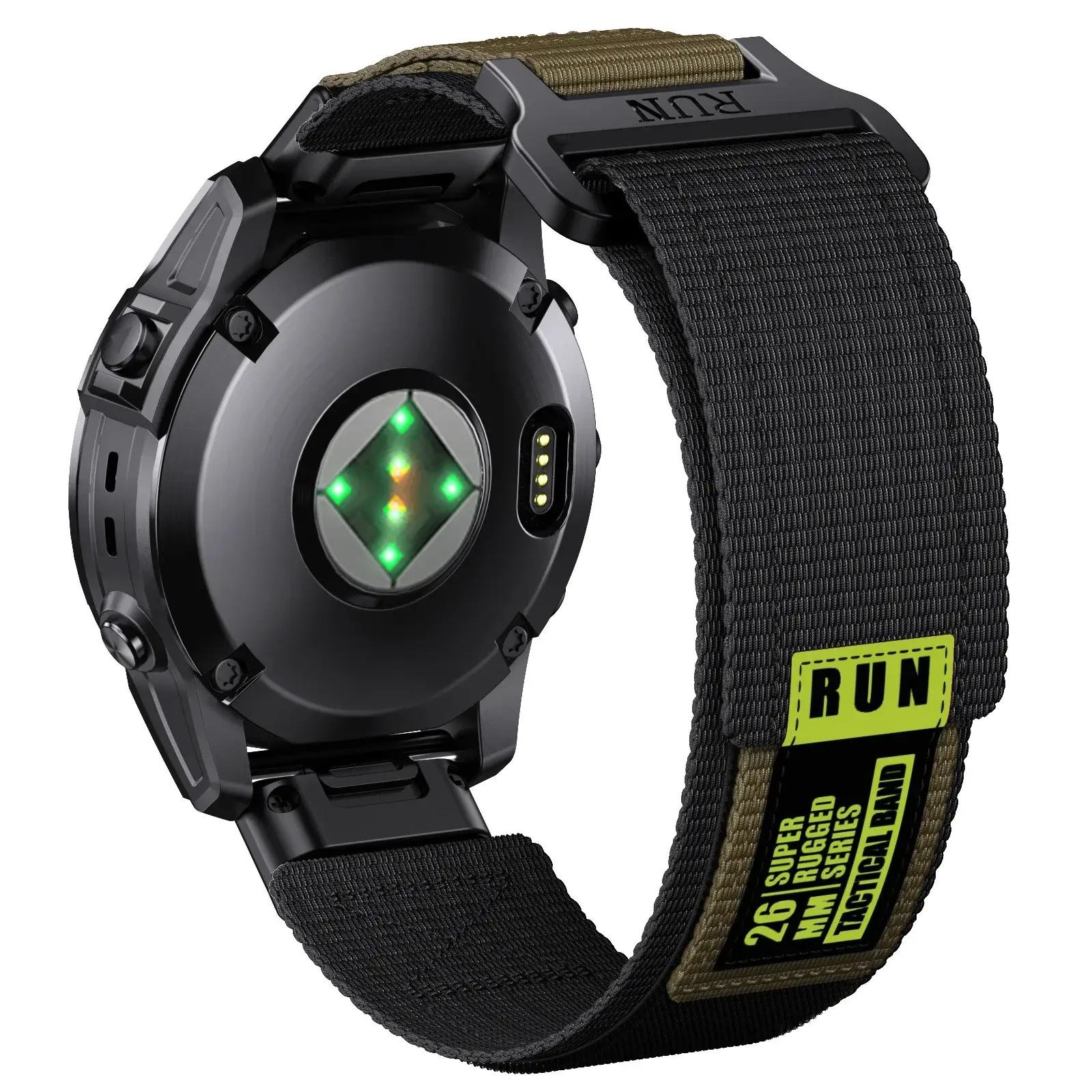 black green