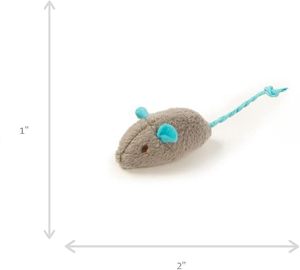 <strong>Catnip</strong> Cat Toys - Gray/Cream, 3 Count - Product Image 2