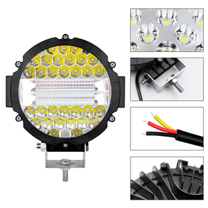ไฟ Led ทำงานหนัก51วัตต์ขนาด7นิ้ว,ไฟสีขาวไฟกระพริบ Led สีแดงและสีน้ำเงินสำหรับรถบรรทุกรถแทรกเตอร์รถจักรยานยนต์ - Product Image 3