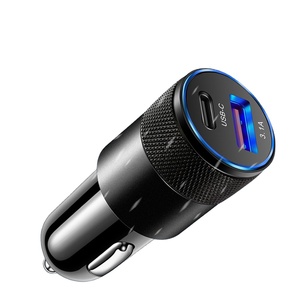 Quick Charge QC 3.0 6A USB Car Charger Black Wireless Electric Wall Charger 5V <strong>Input</strong> 36V <strong>Output</strong> Voltage 36W Power <strong>Output</strong> - Product Image 2