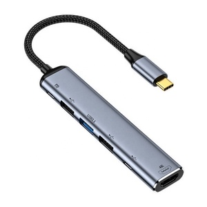 USB Type C ฮับฮับเจ็ดหรือแปดในหนึ่งโน้ตบุ๊คแท็บเล็ตโทรศัพท์ขยาย USB สำหรับอุปกรณ์ USB C - Product Image 4