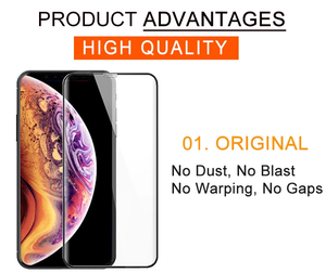 Điện thoại di động Tempered Glass bảo vệ màn hình trường hợp thân thiện với bảo hiểm đầy đủ 9H 6D bảo vệ màn hình cho Samsung A5 A71 - Product Image 6