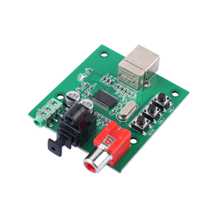 USB入力同軸ファイバーHIFIサウンドカードデコーダーDACデコーダー5V電源PCM2704USBサウンドカード - Product Image 5