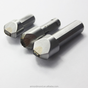 重型烧结金刚石T型砂轮修整器，带石材手柄，用于精密刃磨