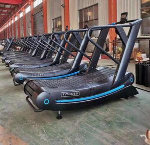 Kommerzielle nicht angetriebene Kurven laufmaschine Neue Fitness geräte mit manuell zusammen klappbarem Cardio-Funktions motorantrieb für Bewegung