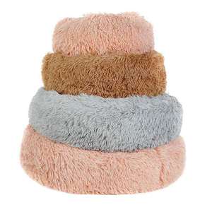 <strong>Extra</strong> Large XL <strong>Plush</strong> Pet Bed Popular Donut Shape Dog Sofa Cat Bed Soft Calming Design Sustainable Washable for Dropshipping - Product Image 3