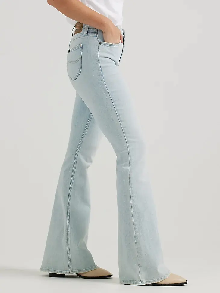 Harga pabrik celana jins wanita kaki lurus kasual saku wanita jeans kustom desain baru populer
