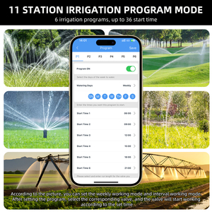 Sistema di controllo di irrigazione solare con Display LCD, - Product Image 6